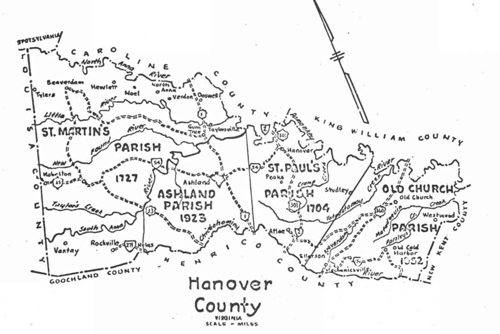 Hanover County Parishes